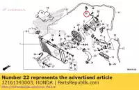 32161393003, Honda, clip, wire harness honda  (d) japan jc61-100 fjs nsa r nc21-100 (g) japan riii nc24-102 (j) japan trx zb (j) 50 125 400 500 600 650 700 1986 1988 2005 2006 2007 2008 2009 2010 2011 2012 2013 2017 2018 2019, New