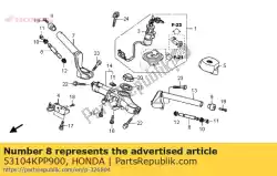 gewicht b, handvat van Honda, met onderdeel nummer 53104KPP900, bestel je hier online: