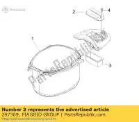 297369, Piaggio Group, Câmara de flutuação gilera piaggio vespa et lx runner sfera rst 50 1995 1997 1998 2005, Novo