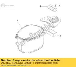 Aquí puede pedir cámara de flotación de Piaggio Group , con el número de pieza 297369: