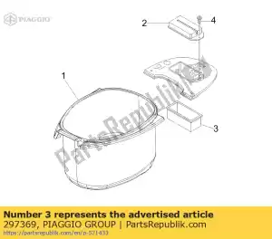 Piaggio Group 297369 cámara de flotación - Lado inferior