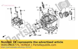 Here you can order the bolt, flange, 6x72 from Honda, with part number 90003MEB770: