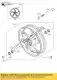 Ruota-assy, ??fr, m.c.orange Kawasaki 41073015717E