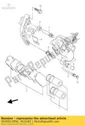 Tutaj możesz zamówić komplet klocków hamulcowych od Suzuki , z numerem części 5930021850:
