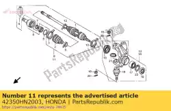Aquí puede pedir eje comp., l. De Honda , con el número de pieza 42350HN2003: