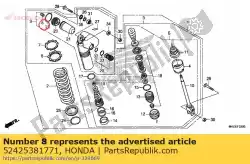 Ici, vous pouvez commander le capuchon, soupape d'air auprès de Honda , avec le numéro de pièce 52425381771:
