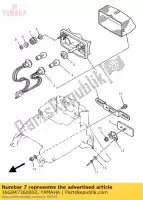 16G847360000, Yamaha, amortisseur, queue 1 yamaha fz rd tdr tzr xt xtz 125 350 600 750 1985 1986 1988 1989 1990 1991 1992 1993 1994 1995, Nouveau