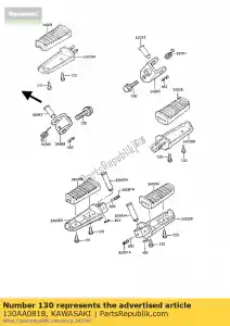 kawasaki 130AA0818 bolt-flanged,8x18 common - Bottom side