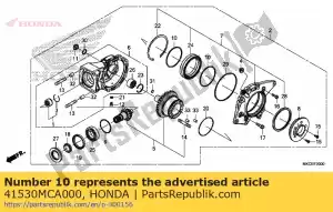 honda 41530MCA000 calce a, corona dentada (1.82) - Lado inferior