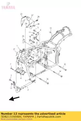 Aqui você pode pedir o ficar, motor 3 em Yamaha , com o número da peça 3D8213160000: