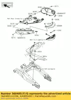 36040011635K, Kawasaki, cover-coda, lh, c.f.b.gree kawasaki er6n  e f er 6n abs 650 , Nuovo