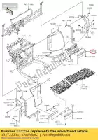 132722331, Kawasaki, 01 placa, bajo protección, dcha. kawasaki  820 1000 2017 2018 2019 2020 2021, Nuevo