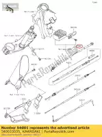 540010035, Kawasaki, velocímetro de cable kawasaki d tracker 150 klx150bf , Nuevo