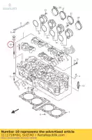 1111718H00, Suzuki, bolt comp, cylin suzuki gsf gsx 650 1250 2007 2008 2009 2010 2011 2012 2014 2015 2016, Nowy