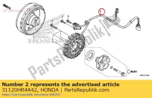 honda 31120HR4A42 stator comp - Onderkant