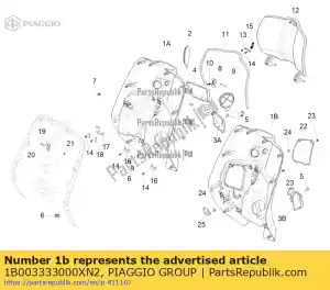 Piaggio Group 1B003333000XN2 gep?kfach - Onderkant