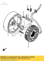 3140243400, Suzuki, rotor assy suzuki gsx  es eu e ef gsx550 gsx550esfu 550 , Nouveau