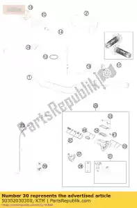 ktm 50302030300 pompa freno cpl. 9,5mm 09 - Il fondo