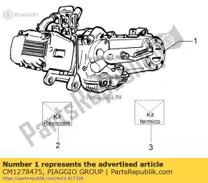 Piaggio Group CM1278475 silnik 50 4s / 2v e2 vespa - Dół