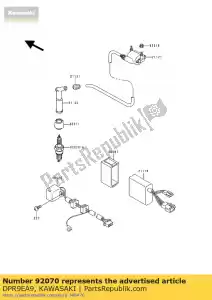 Kawasaki DPR9EA9 bougie d'allumage ngk dpr9ea-9 - La partie au fond