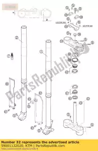 ktm 59001132020 bot.trip.cl.cpl.x = 20mm / d = 57m - La partie au fond