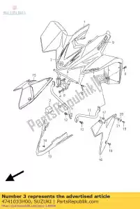 suzuki 4741033H00 soporte eléctrico - Lado inferior