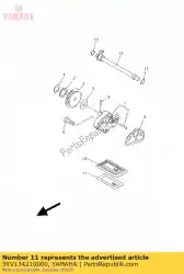 Here you can order the strainer 2 from Yamaha, with part number 3XV134210000: