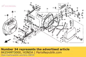Honda 84254MT3000 collar - Bottom side