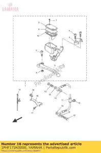 yamaha 1PHF172K0000 brkt - Lado inferior