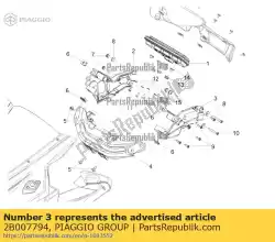 Qui puoi ordinare sup. Cruscotto sx da Piaggio Group , con numero parte 2B007794: