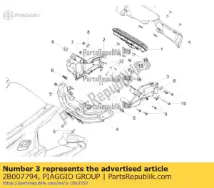 Piaggio Group 2B007794 sup. cruscotto sx - Il fondo