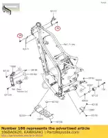 186BA0620, Kawasaki, bolt-upset-wp, 6x20 kawasaki klx  s t sf w klx250 klx250s klx300r 250 300 , Nowy