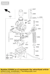 Aquí puede pedir jet-pilot, # 25 kx60-a2 de Kawasaki , con el número de pieza 920641038: