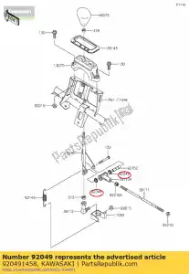 kawasaki 920491458 huile de joint kvf400-a1 - La partie au fond