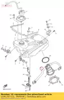 1SM1397102, Yamaha, Tubo, combustible 1 yamaha wr250f yz250fx yz250f cross country 250 , Nuevo