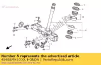 45468MK5000, Honda, przewodnik, dolny przewód hamulcowy honda xr 250 400 600 650 1993 1994 1995 1996 1997 1998 1999 2000 2001 2002 2003 2004 2005 2006 2007, Nowy