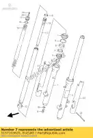 5157103B20, Suzuki, sceller la poussière suzuki rm 80 2000 2001, Nouveau