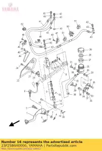 yamaha 23P2586H0000 plate, filter - Bottom side