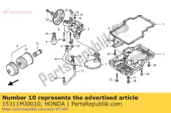 Tutaj możesz zamówić rura, przepust oleju od Honda , z numerem części 15311MJ0010: