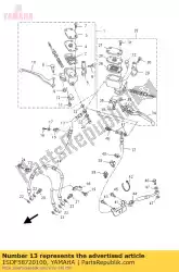 Qui puoi ordinare tubo, freno 1 da Yamaha , con numero parte 1SDF58720100: