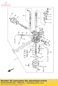 yamaha 9044505M0700 manguera (l700) - Lado inferior