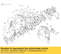 014754, Aprilia, vite autofilettante, Nuovo