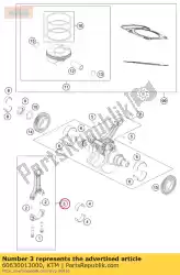 Aqui você pode pedir o biela cpl. 125mm em KTM , com o número da peça 60630013000: