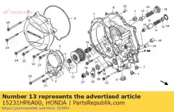 Qui puoi ordinare nessuna descrizione disponibile al momento da Honda , con numero parte 15231HP6A00:
