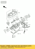 140901287, Kawasaki, cubierta, carcasa del medidor kawasaki gtr  a zzr e zz r1100 r600 1000gtr 600 1000 1100 , Nuevo