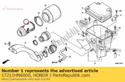 body comp., luchtfilter van Honda, met onderdeel nummer 17211HN6000, bestel je hier online: