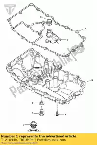 triumph T1210440 oil filter multipack (24) - Bottom side