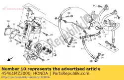 plaat a, drijfstang van Honda, met onderdeel nummer 45461MZ2000, bestel je hier online: