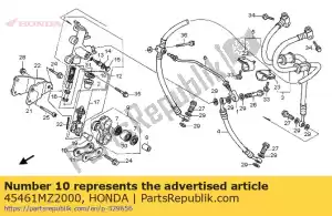 Honda 45461MZ2000 plaat a, drijfstang - Onderkant