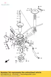 Suzuki 0916805010 junta 5.3x9.3x - Lado inferior